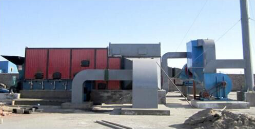 新疆客戶見證360萬大卡熱風鍋爐